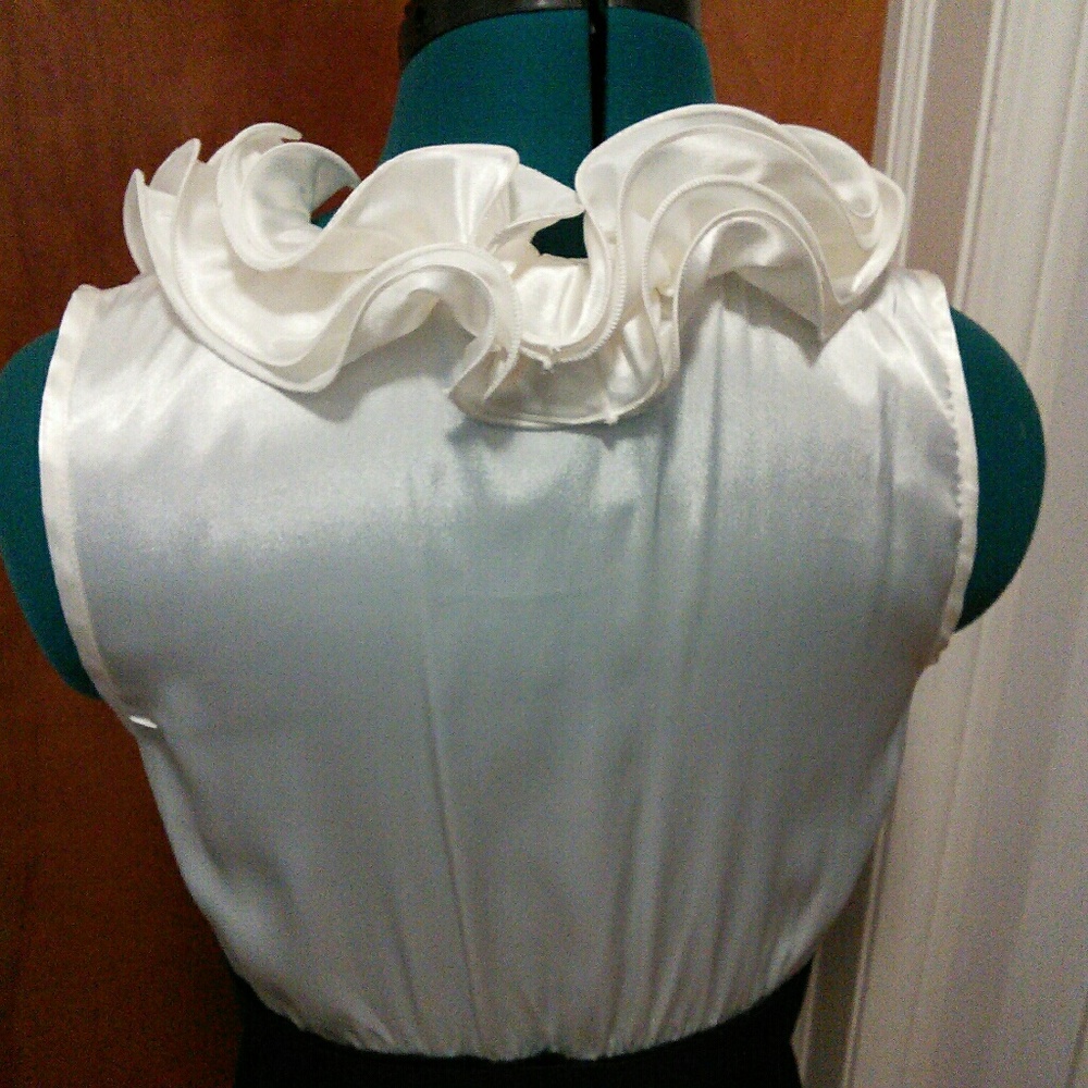 Spring Sale 🌸 Ruffle-collared dress - Picture 3 of 5